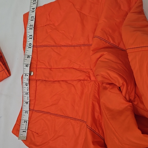 Inssbruck Vintage, Bright Orange Quilted Jacket and Pants Set S - Picture 6 of 13